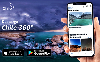 App Chile 360º permite experimentar bellezas del país a través del celular