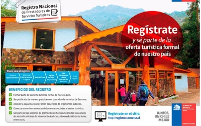 Sernatur llama a servicios turísticos registrados para que actualicen sus patentes