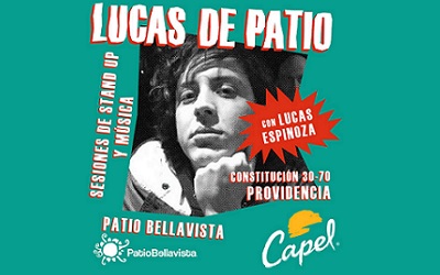 Lucas de Patio: Stand Up Comedy y coctelería en Patio Bellavista