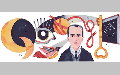 Google celebra genialidad del poeta Vicente Huidobro con un doodle