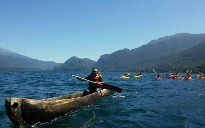 X Navegación Ancestral en Kayak y Wampo por el Río Humedal Cua Cua