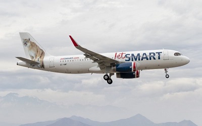 JetSMART continúa volando y aumenta su operación a 14 rutas en mayo