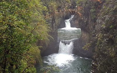 Lluvia logra recuperar cursos hídricos de Parque Nacional Radal Siete Tazas