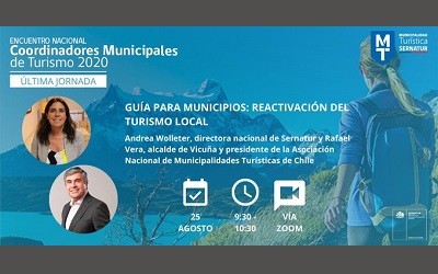 Sernatur lanzó guía para municipios y reactivación del turismo local