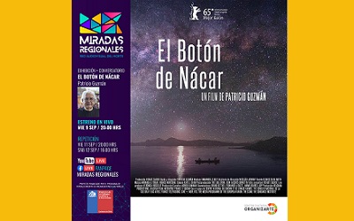 Con Patricio Guzmán sigue ciclo de cine documental online Miradas Regionales