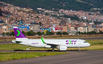 SKY, primera low cost de América con flota amigable con el medio ambiente