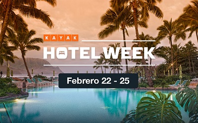 Buscador KAYAK lanza Hotel Week, su evento de ofertas en hoteles del año