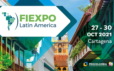 FIEXPO Latin America 2021 se realizará del 27 al 30 de octubre en Cartagena