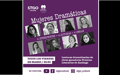 Lecturas dramatizadas de obras ganadoras de Premios Literarios de Santiago