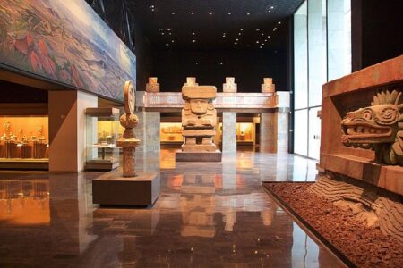 Museo Nacional de Antropología en Ciudad de México.