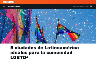 KAKAY recomienda destinos de viaje ideales para la comunidad LGBTQ+