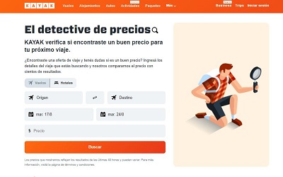 KAYAK lanza una nueva versión de la herramienta Detective de Precios