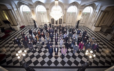 Tras 17 meses, el Teatro Municipal de Santiago reabrió sus puertas