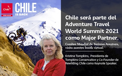 Chile toma parte y expone en la cumbre Adventure Travel World Summit 2021