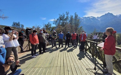 Celebración de Día Mundial del Turismo en Reserva Nacional Río de Los Cipreses