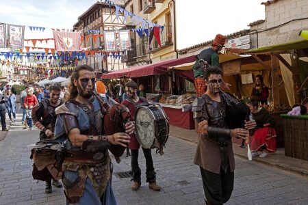 Fiesta de la Vendimia en ciudad Toro, España