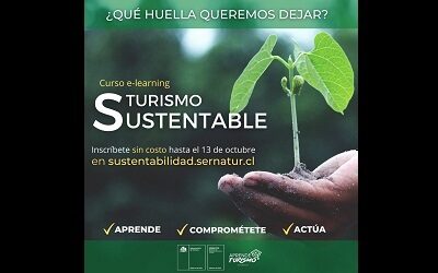 Sernatur: 350 cupos para curso gratuito sobre sustentabilidad en turismo