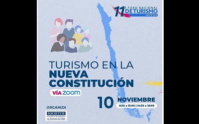 Foro Nacional de Turismo aportará a redacción de la Nueva Constitución