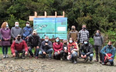 Turismo responsable: panel informativo turístico en Valle del Cochamó