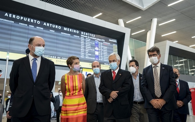 Presidente inauguró nuevo Terminal Internacional de aeropuerto de Pudahuel