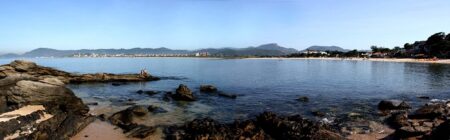 Panorámica de playa de Itaupú.