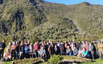 Encuentro de intercambio de saberes en parque Pumalín Douglas Tompkins