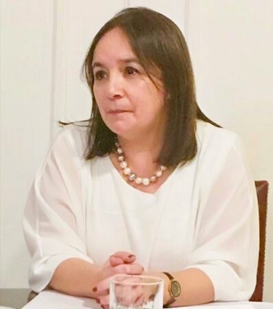 Senadora por la Araucanía e integrante de la Comisión de Economía de la Cámara Alta, Carmen Gloria Aravena.