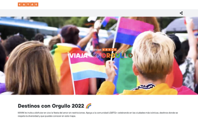 KAYAK destaca las mejores ciudades para celebrar Orgullo LGBTQ+