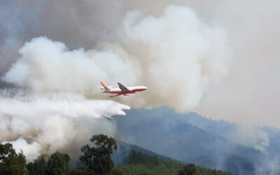 Lo más probable es que avión Ten Tanker esté en acción antes del sábado