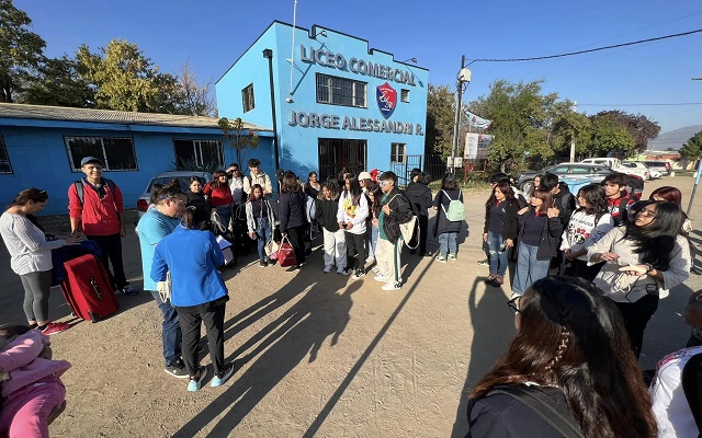 Jóvenes de Rancagua en programa Gira de Estudio de Sernatur