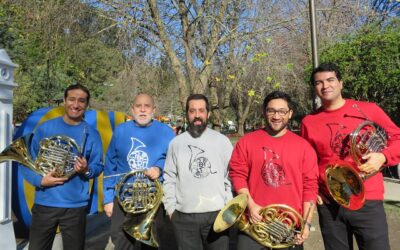 Cuarteto de cornos PopCorn se presenta en el Teatro Municipal de Santiago