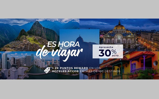 Accor anuncia descuentos de 30% en hospedajes de hoteles en América