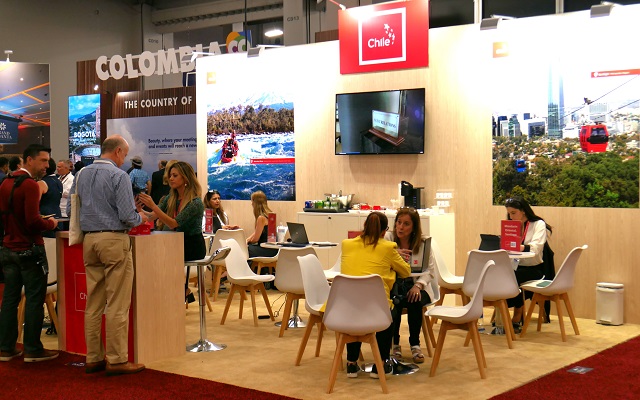 Chile potencia imagen para turismo de reuniones en IMEX America 2023