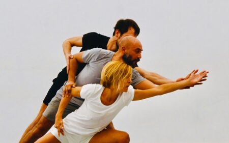 Obra de danza contemporánea “Trinario”.