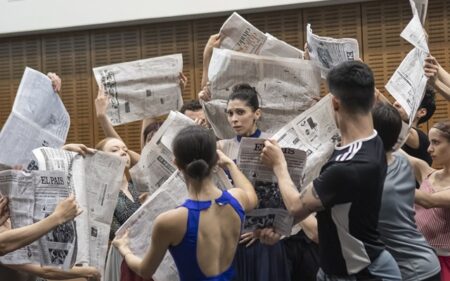 Ballet de Santiago en un ensayo de "Callas, la divina"