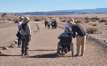 Ana Laura Huanca Ramos, de la comunidad de Solor de San Pedro de Atacama, en Tulor.