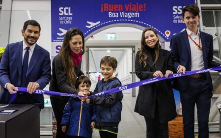 SKY inauguró ruta Santiago-Salvador de Bahía