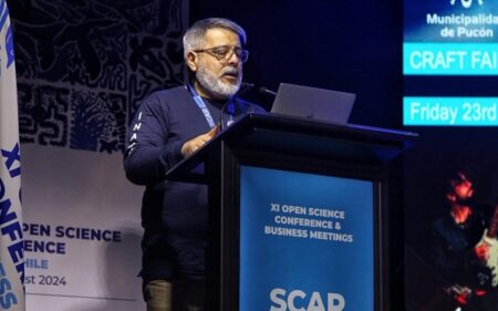 Dr. Marcelo Leppe, vicepresidente del SCAR