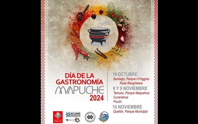 Día de la Gastronomía Mapuche se celebrará en Santiago y en regiones