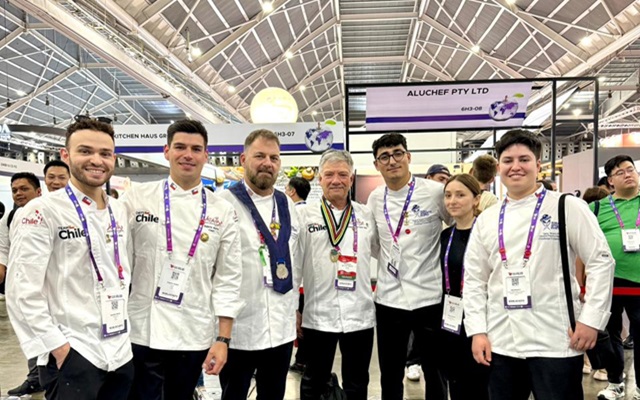 Equipo chileno logró cuarto lugar en el torneo Global Pastry Chef Challenge