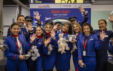 ATAM Airlines Group inauguró los vuelos directos entre Santiago y Sídney