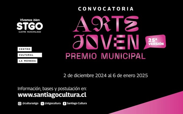 Abierta la convocatoria al Premio Municipal Arte Joven 2024-2025