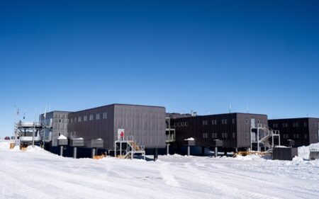 Base Amundsen-Scott, ubicada en el Polo Sur